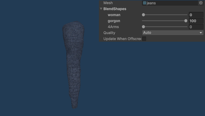 Snake Woman Shape Key