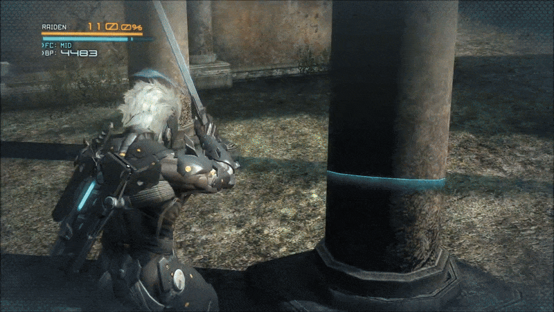 Metal Gear Rising cutting