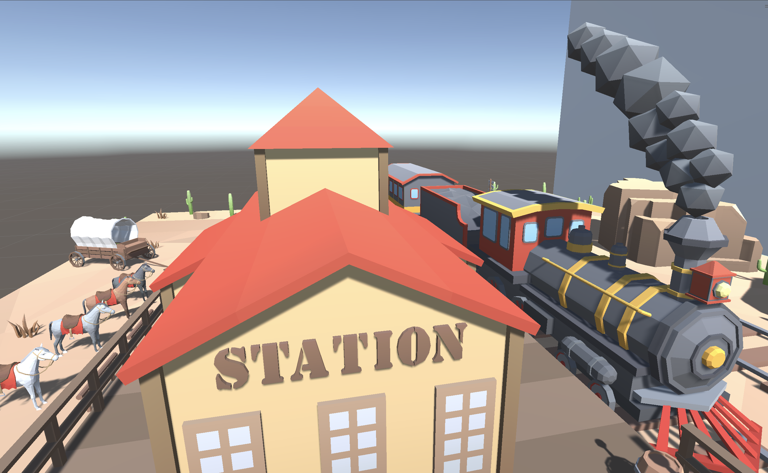 Train Station Environment