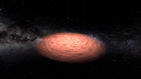Circular Accretion Disk Animation