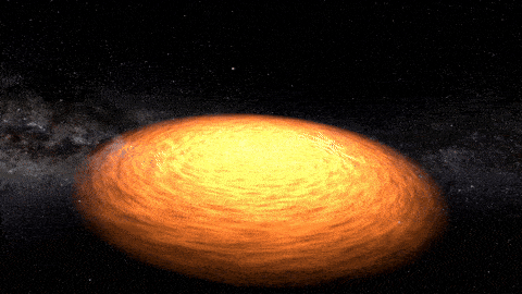 Final Circular Accretion Disk Animation