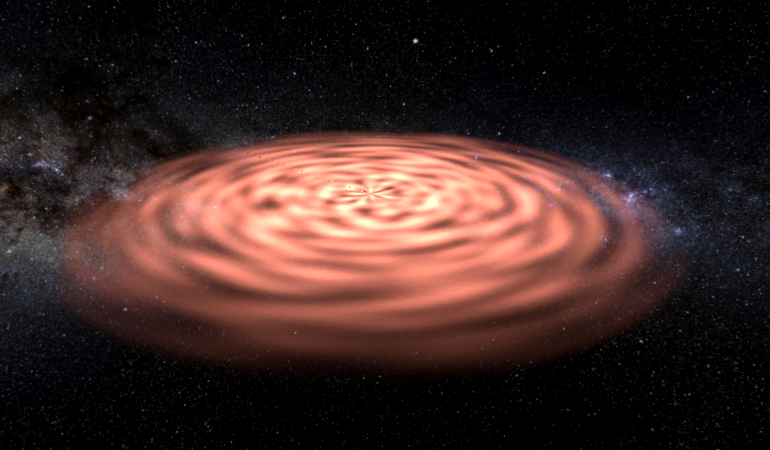 Circular Accretion Disk Low Quality