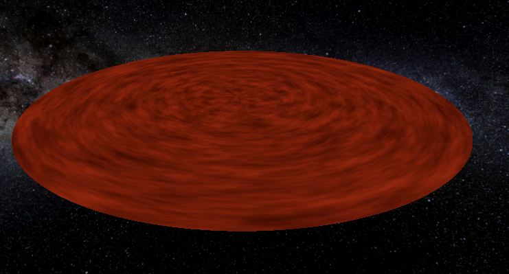 Circular Accretion Disk