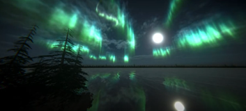 Northern light shader
