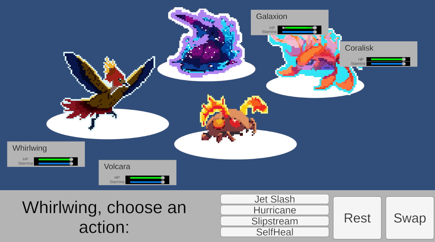 Turn-Based RPG Combat System