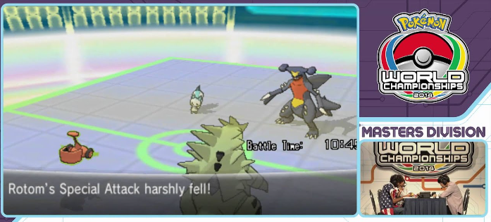 The combat setup in the Pokémon World Championships